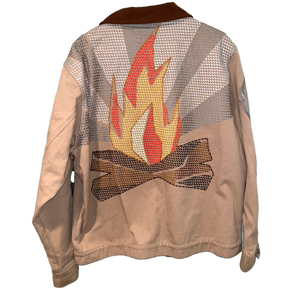 Reves Duck Canvas “Camp” Trucker Jacket Sz. XL NWOT MSRP $260 - Picture 10 of 11